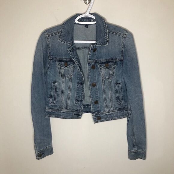 American eagle Jean jacket med wash - Picture 3 of 9